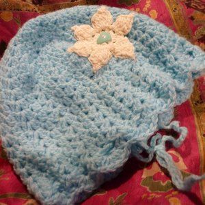 The Cutest Handmade Crochet Winter Hat Size OS (Girl)